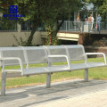 Custom Made Outdoor Stainless Steel Seat Bench for Park Garden